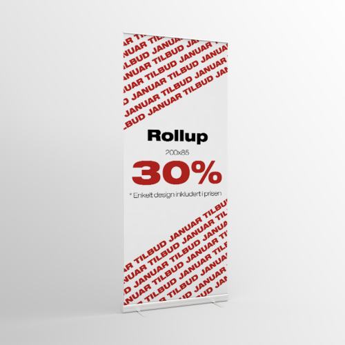 Rollup til 30% rabatt