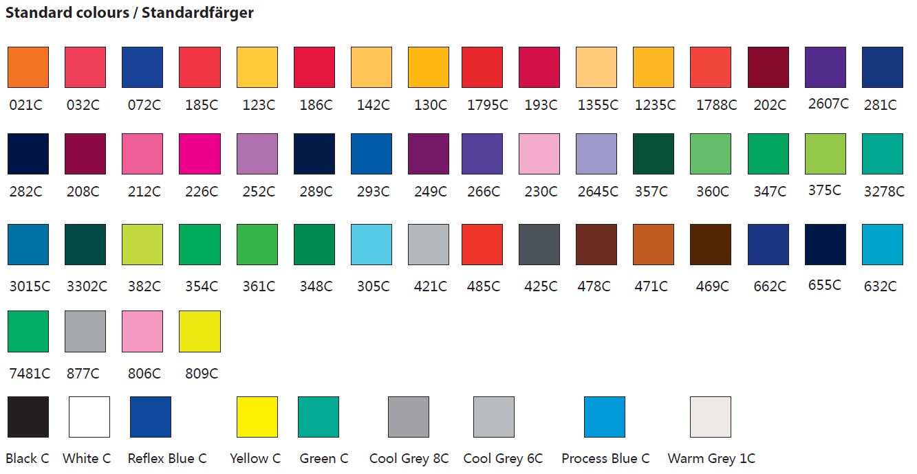 Fargervalg på nøkkelbånd