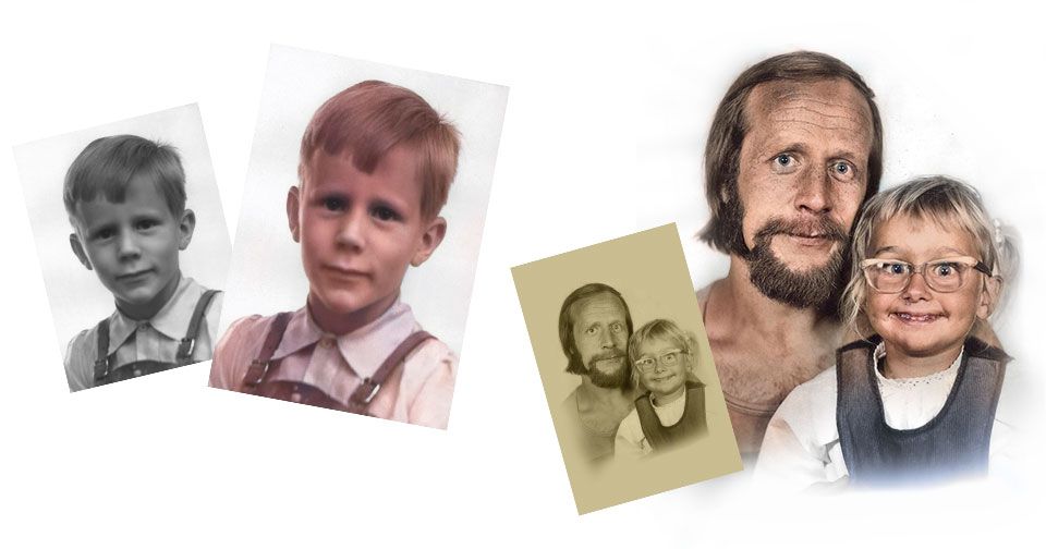 Gamle passbilder kan bli som nye